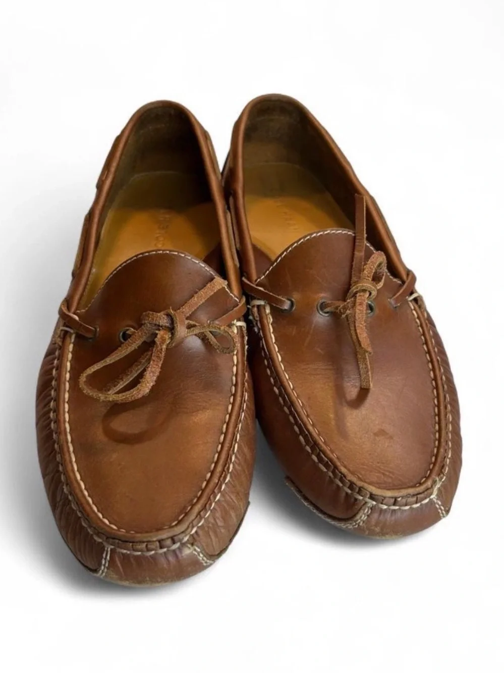 Cole Haan Brown Leather Boat Shoes